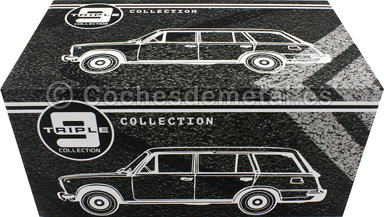 1972 Fiat 124 Familiare (Seat 124 Familiar) Gris 1:18 Triple-9 1800220