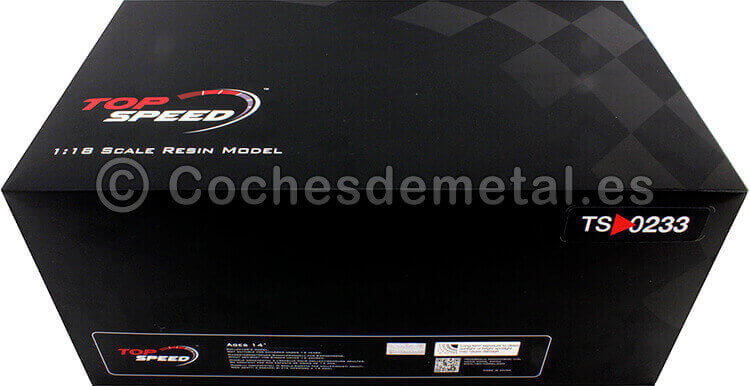 2017 Aston Martin Vanquish Zagato Speedster Rojo Lava 1:18 Top Speed  TS0233