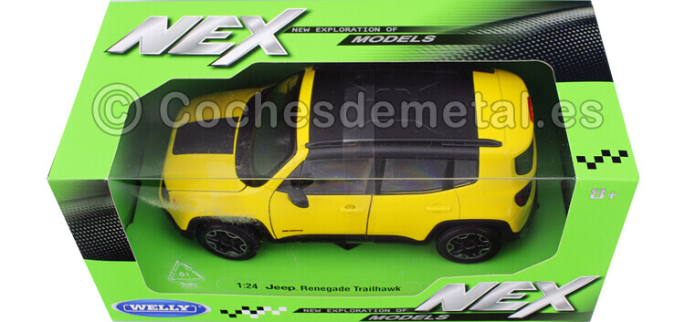 2016 Jeep Renegade Trailhawk Amarillo 1:24 Welly 24071