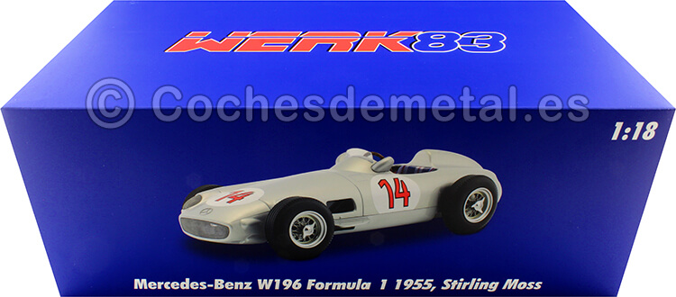 1955 Mercedes-Benz W196 Nº14 Stirling Moss GP F1 Bélgica 1:18 Werk83 W1801804