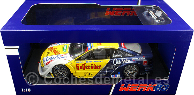 1995 Opel Calibra V6 4x4 Nº1 Klaus Ludwig DTM/ITC 1:18 Werk83 W1802003